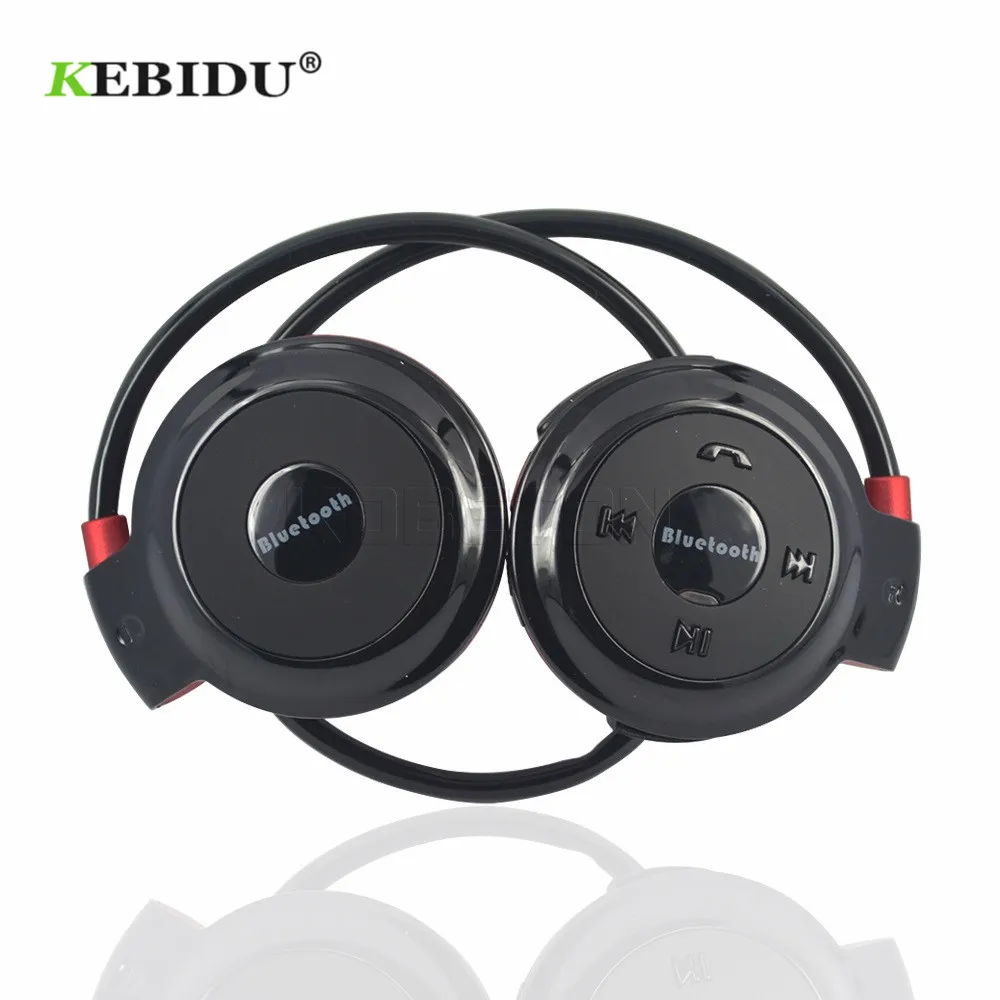 Эластичные складные наушники Kebidu TF FM MP3 беспроводная гарнитура Спортивная мини