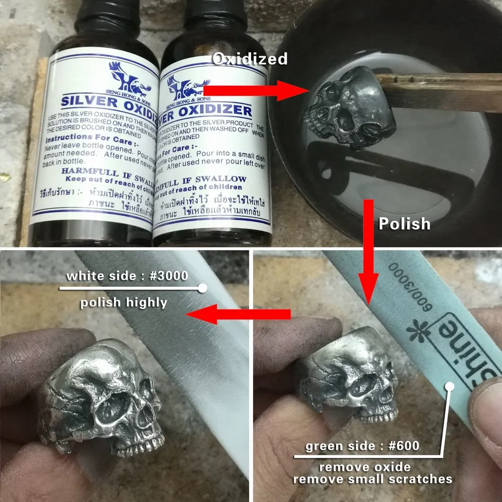 LINSION 925 пробы Серебряное кольцо с черепом мужское байкерское рок-панк кольцо TA135 Размер США 7~ 13