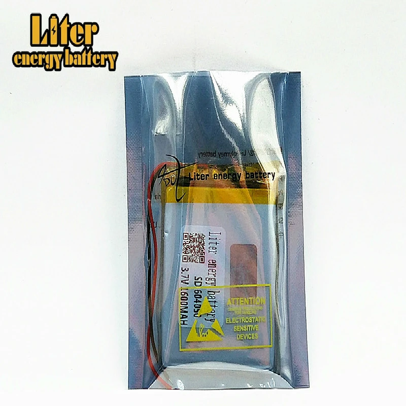 3 7 V 1600mAh 604050 литий полимерный литиевый аккумулятор Li Po для игрушек MP3 MP4 MP5 GPS Power Bank