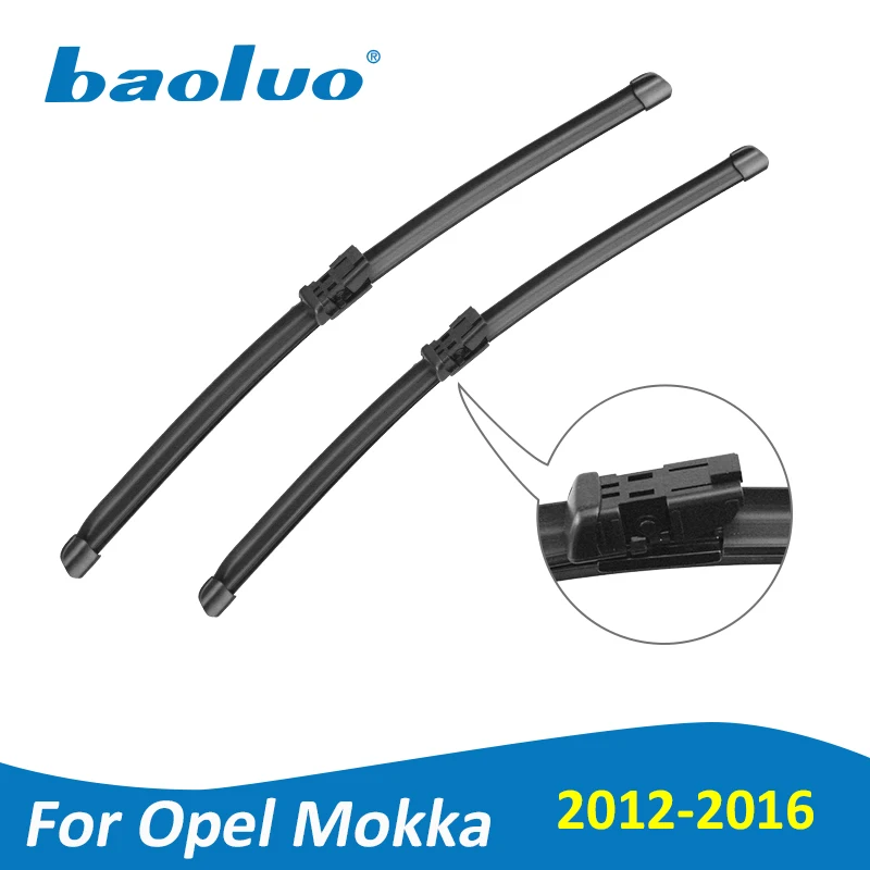 BAOLUO стеклоочистители для Opel Mokka 26 &quot+ 14&quot 2012 2013 2014 2015 2016 натуральный каучук
