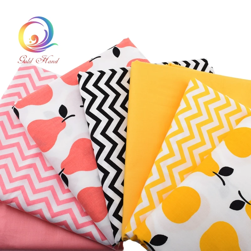 Haisen хлопчатобумажная ткань из саржевого переплетения с фруктовым принтом сделай