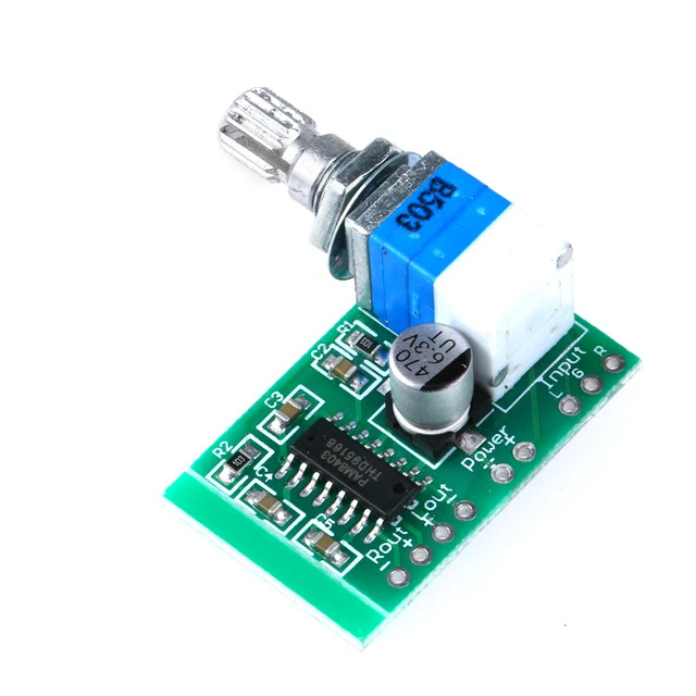 Super Mini PAM8403 DC 5V 2 канальный USB цифровой аудио усилитель плата модуль 2*3W регулятор