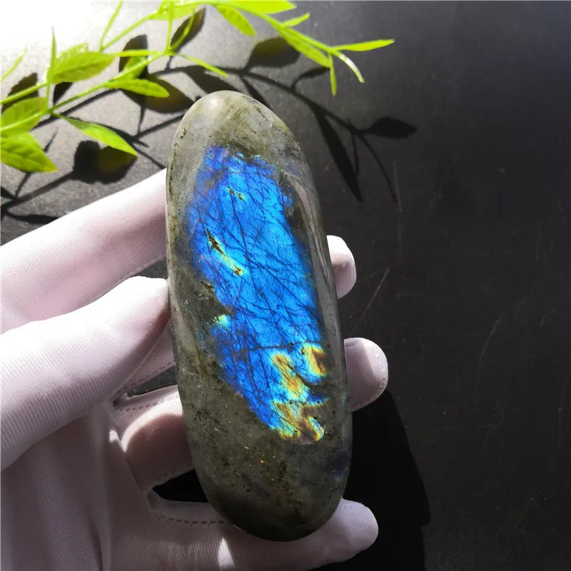 Natural Labradorite Crystal Rough Polished Beautiful From Madagascar Specimen Fengshui Collection | Дом и сад