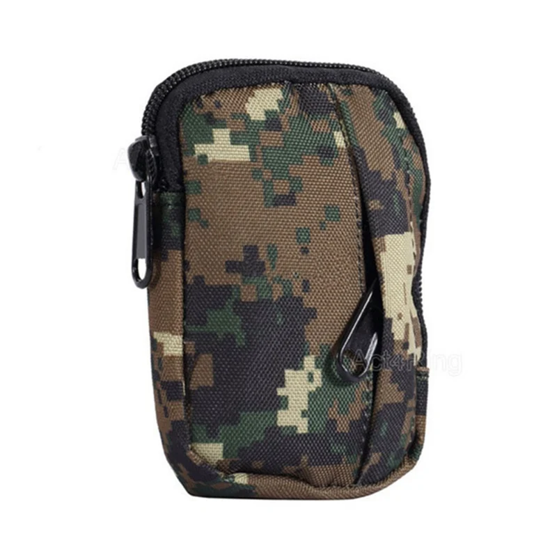 

hunting edc molle bag military functional camo purse pouch small practical coin purse military bag camping hiking pouch