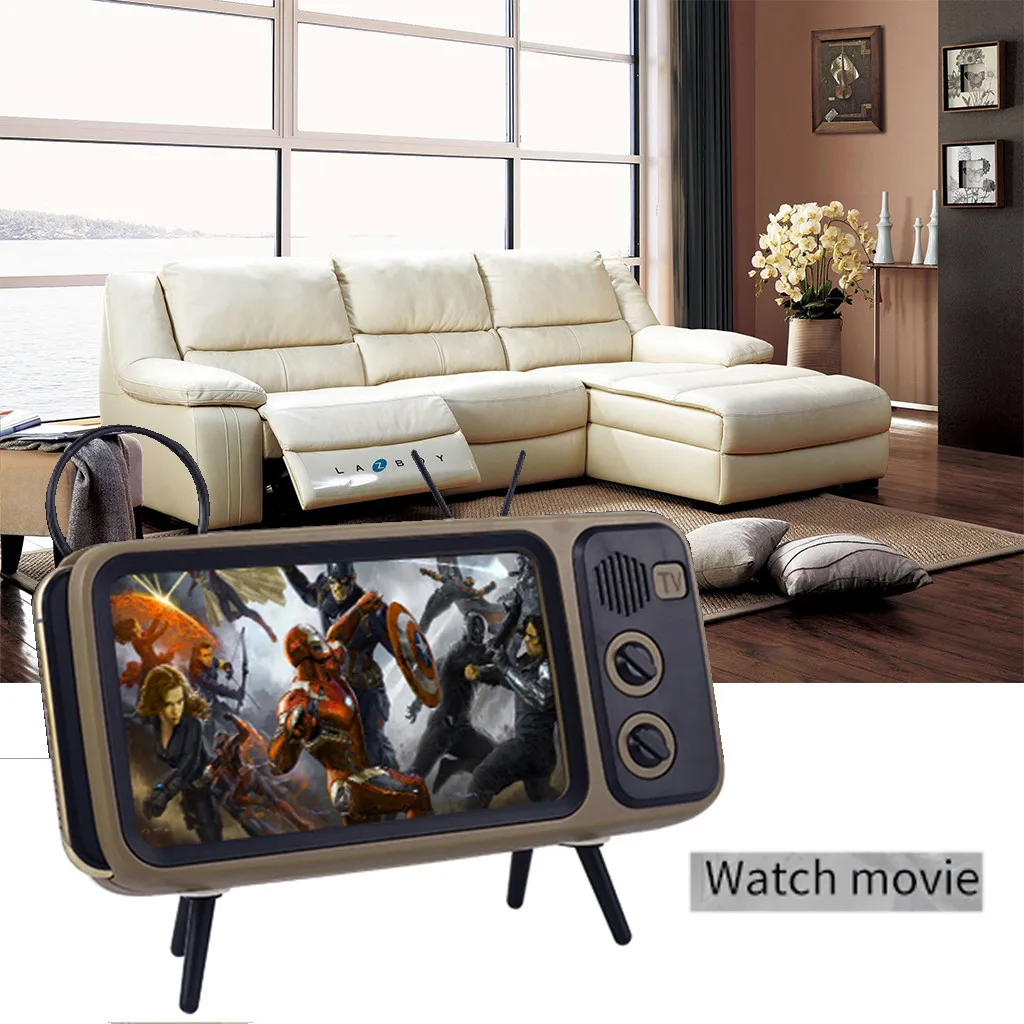 Беспроводная bluetooth-колонка с держателем мобильного телефона Портативная колонка