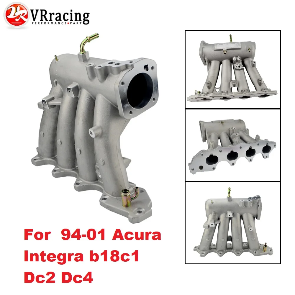 VR-для b18c1 алюминий 70 мм литой воздухозаборный коллектор для 94-01 Acura Integra Dc2 Dc4 VR-IM43-CA