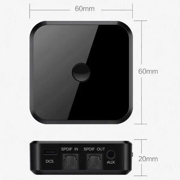 HIFI беспроводной адаптер Bluetooth приемник передатчик аудио 3 5 мм SPDIF оптическое