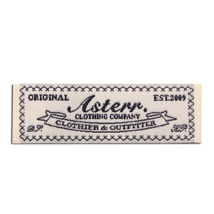 

Custom Clothing Labels Garment Woven Labels Etiquette for Clothing custom labels for your Brand name