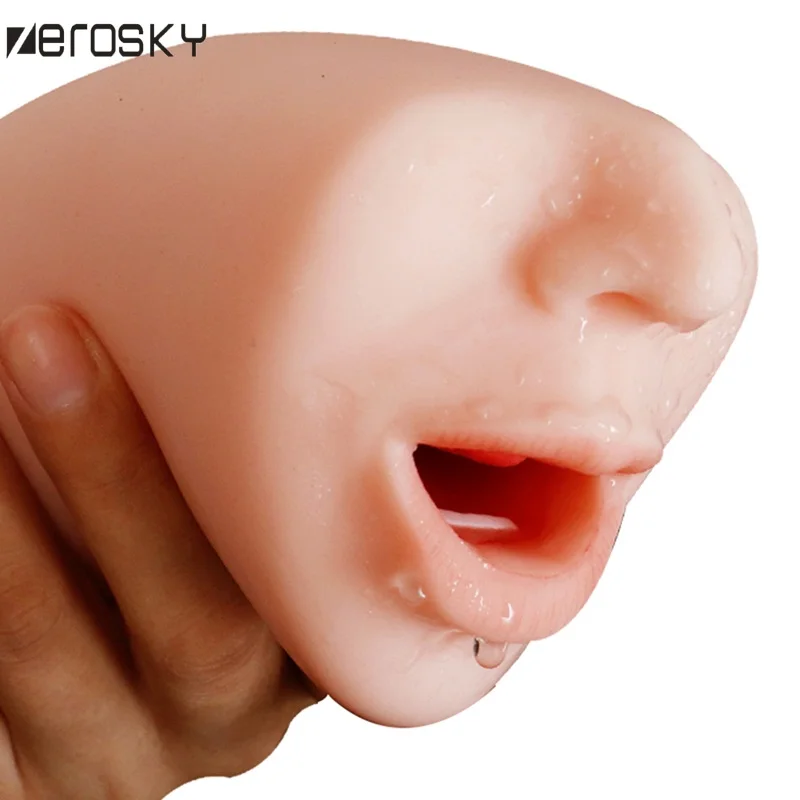 Реалистичная оральная 3D глубокая глотка с языком и зубами искусственная