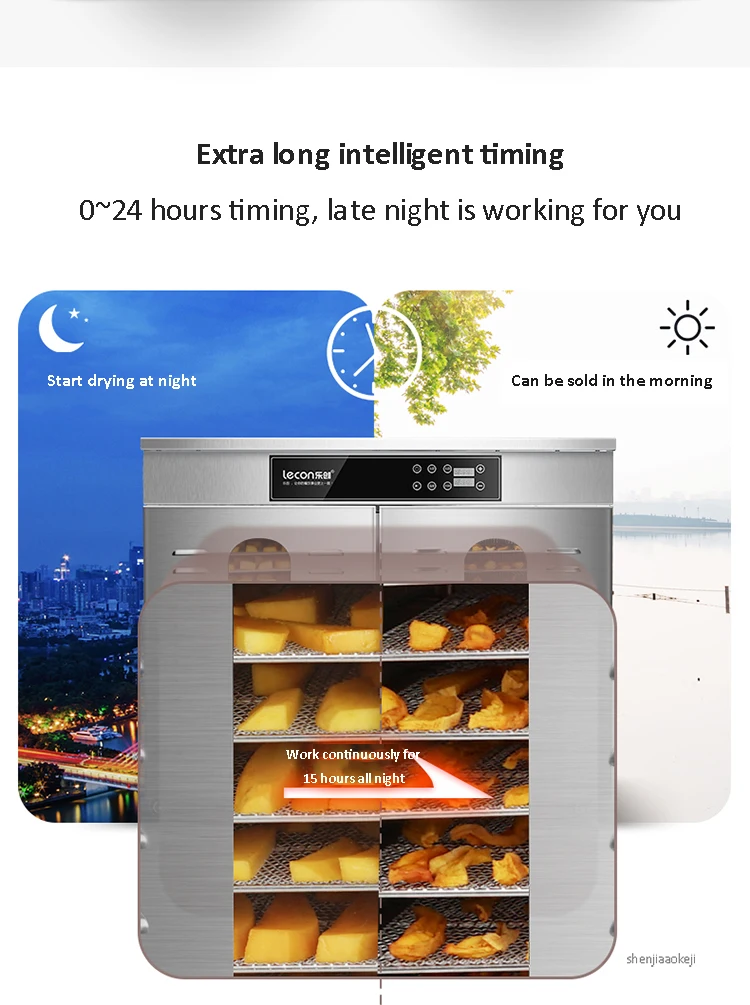 32-layers Commercial Food Dehydrator Drying fruit machine household vegetables& fruits dehydration machine fruit dryer 220v