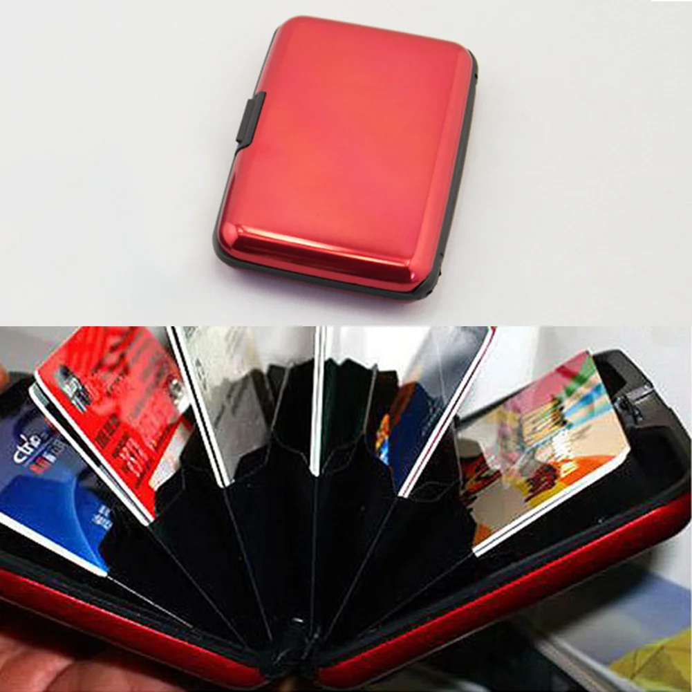 Новый Водонепроницаемый Бизнес ID Кредитная карта кошелек держатель Алюминиевый