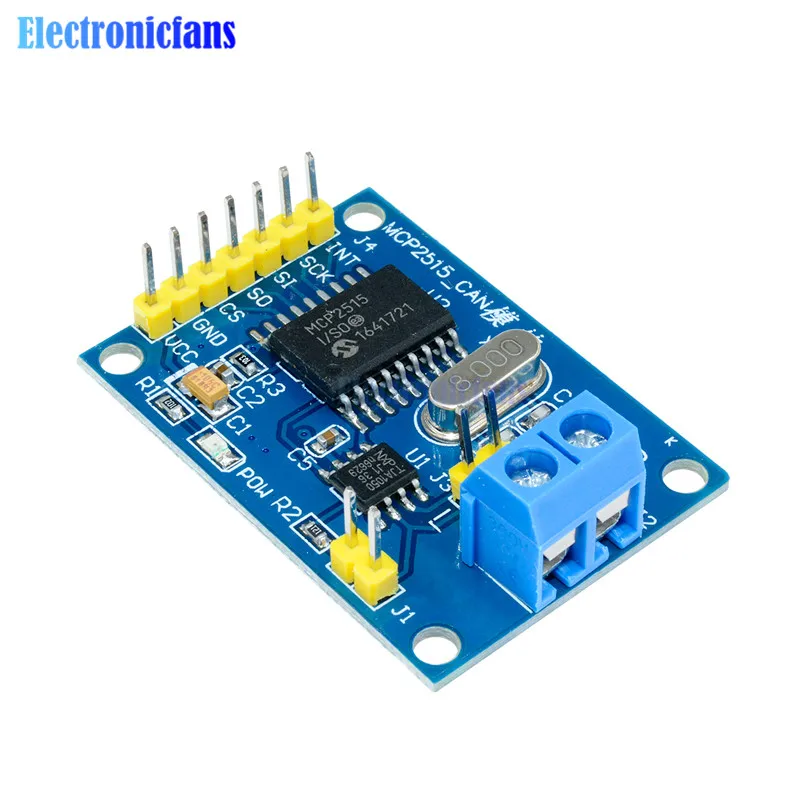 Модуль CAN Bus TJA1050 MCP2515 приемник SPI модуль для 51 MCU контроллер рычага Arduino DC 5 в