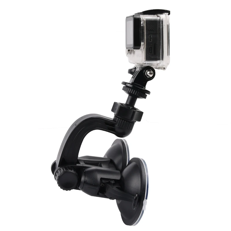 2018 автомобильный держатель с двойной присоской для GoPro Hero7 6 5 4 SJ4000 SJ5000 мини