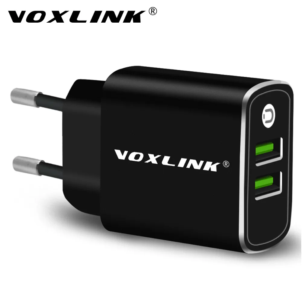 VOXLINK 3.1A Dual USB Wall Зарядное устройство 2 Порты и разъёмы 15 Вт ЕС Plug Быстрый Мобильный