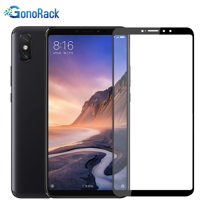 GonoRack 2.5D полное покрытие для Xiaomi Mi Max3 закаленное стекло Xiomi Max 3 Защитная пленка