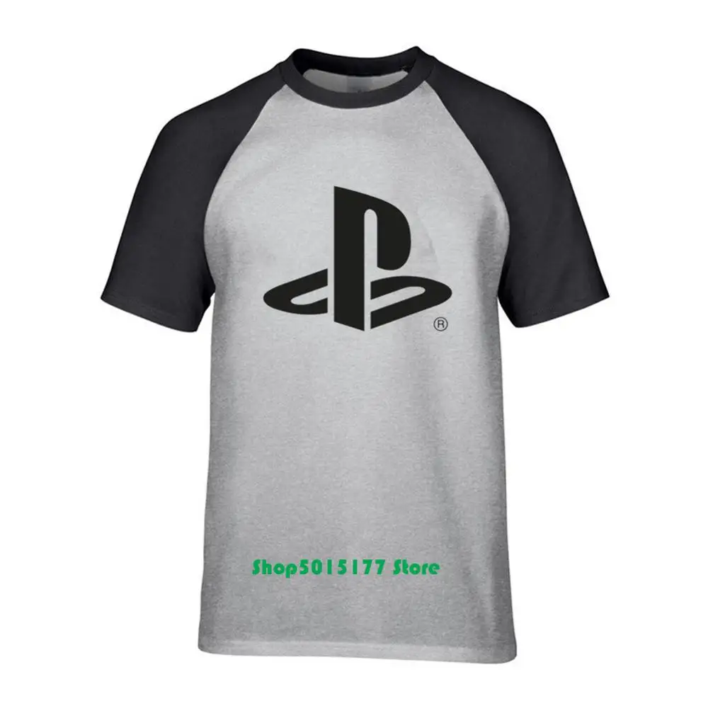 Новейшая Винтажная Футболка PS японская футболка с логотипом для игры playstation