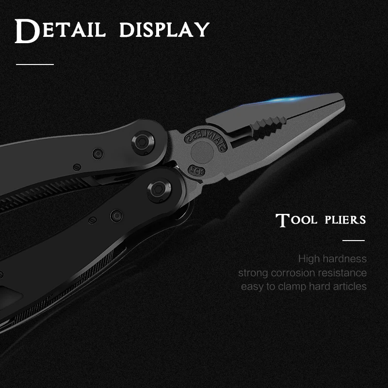Augusttools многофункциональные инструменты складные плоскогубцы отвертка пила
