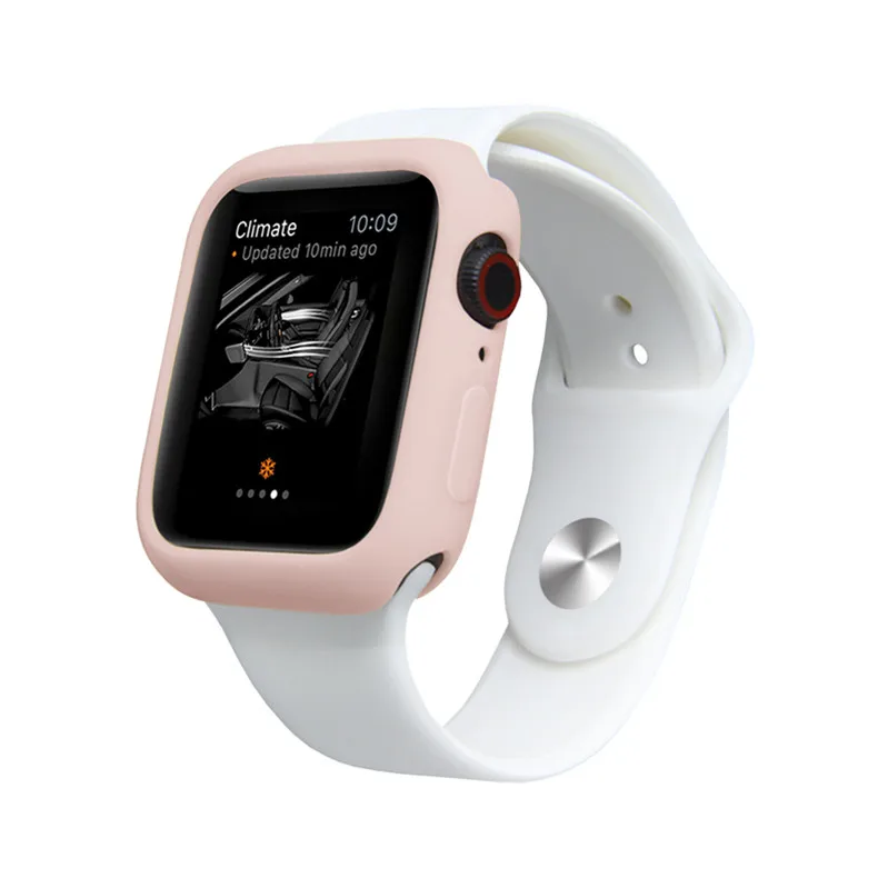 ТПУ чехол для apple watch band apple watch 5 4 3 Чехол 44 мм 40 мм 42 мм/38 мм iwatch Series 4 Устойчивый к царапинам защитный чехол
