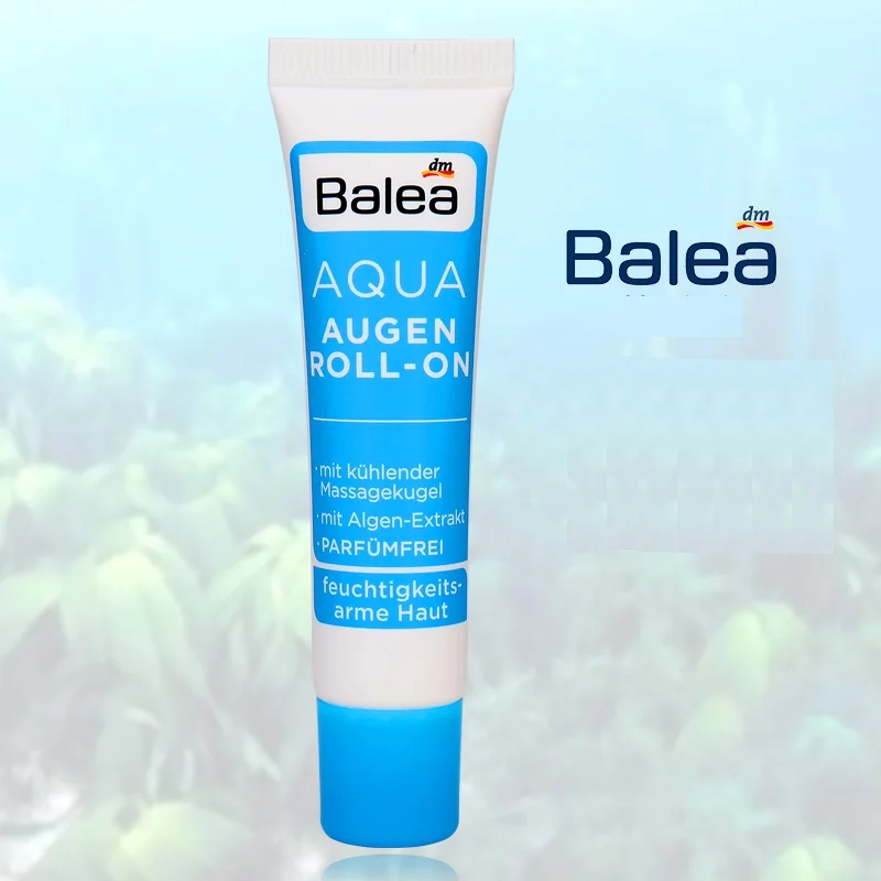 Германия Balea Aqua Roll On Eye Cream экстракт морских водорослей освежающий гель VE