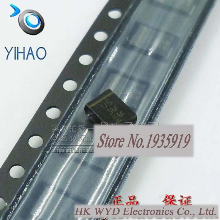 Бесплатная доставка 20 шт./лот бесплатная US3M 3A / 1000 в Сверхбыстрый выпрямитель