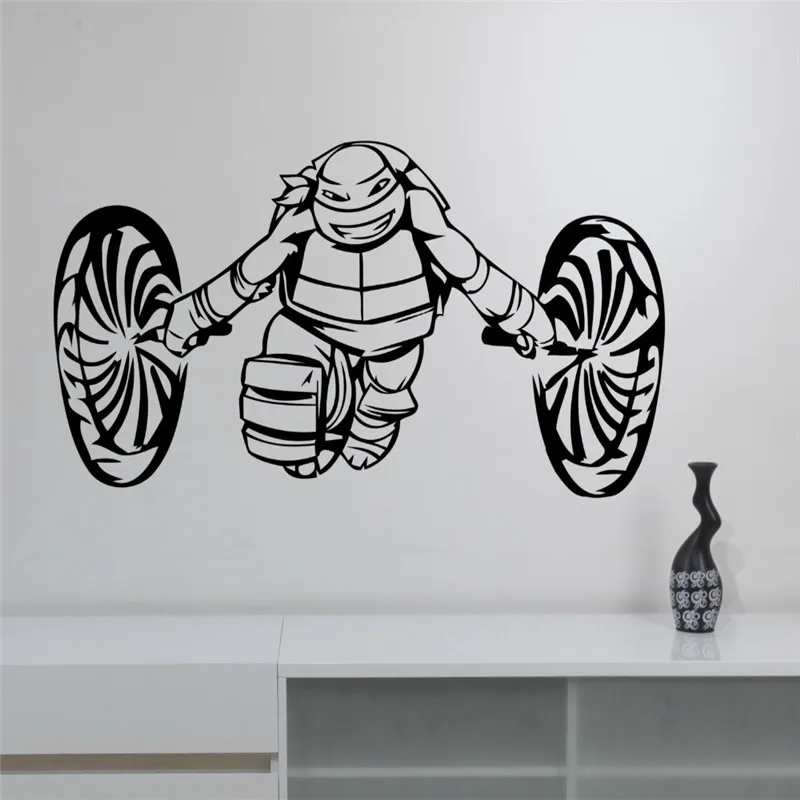 Наклейки на стену в виде черепашек ниндзя|vinyl wall stickers|wall stickerwindows sticker |