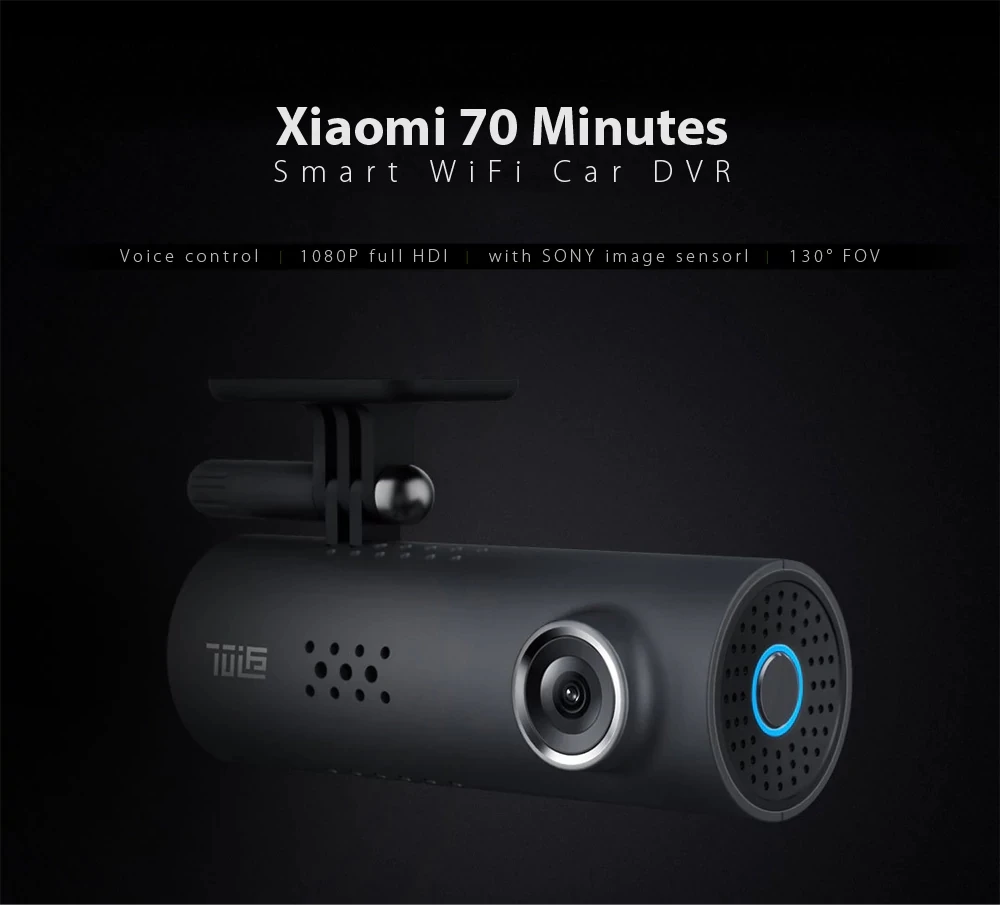 Xiaomi 70 mai Smart WiFi DVR/монитор давления в шинах 130 градусов беспроводной автомобильный 1080P HD ночная версия g-сенсор привод рекордер H20