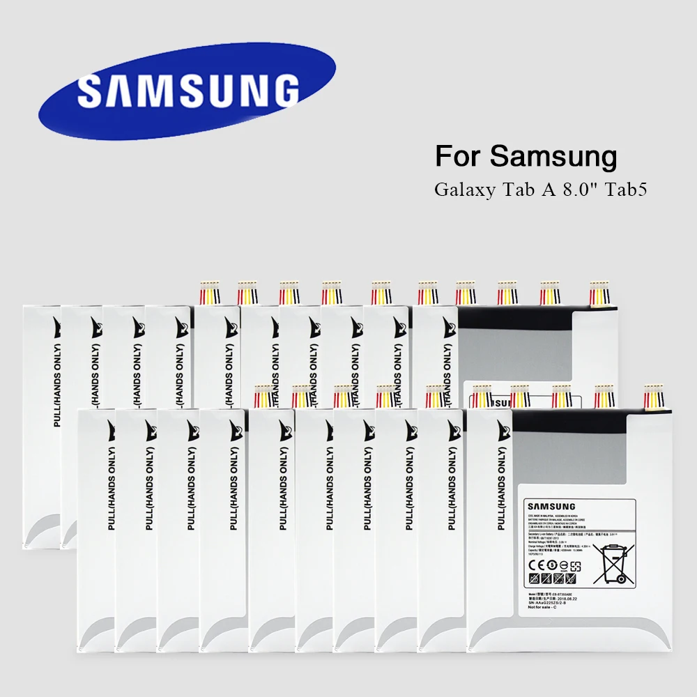20 шт./лот Аккумуляторы для Samsung GALAXY Tab A 8 0 T355C EB BT355ABE Tab5 SM T355 T350 P350 P355C T357W