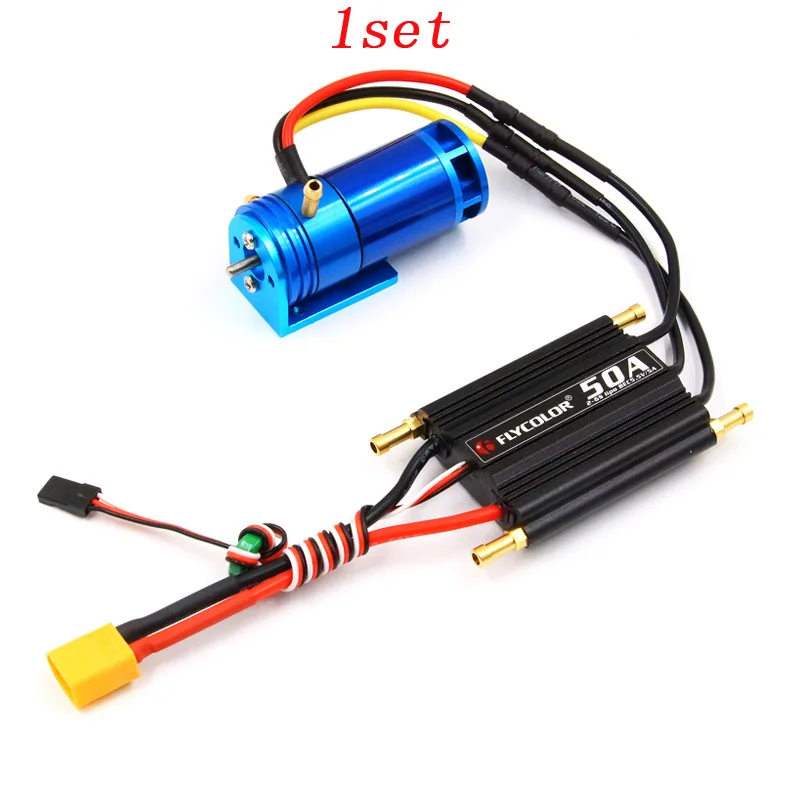 Мотор с водяным охлаждением и Flycolor 50A 2-4S 2862-2800KV 5 В | Игрушки хобби