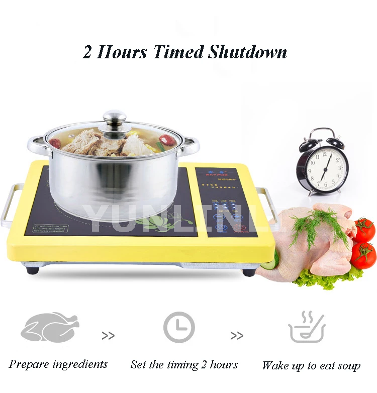 Новая умная индукционная плита электрическая керамическая сенсорная печь с