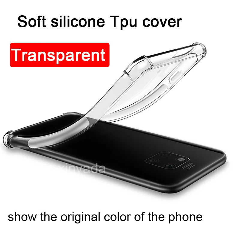 Clear Soft Bumper Shockproof Cover Case For Huawei P30 Mate 20 Pro Lite 10 P20 Shell Air Cushion Silicone TPU armor coque |