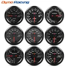 Dynoracing 2 дюйма 52 мм 7 ЦВЕТОВ ВЫСОКОСКОРОСТНОЙ автомобильный Вольтметр для повышения температуры воды, температуры масла, давления масла, соотношения воздуха и топлива, вольтметр, тахометр Егт, датчик оборотов в минуту
