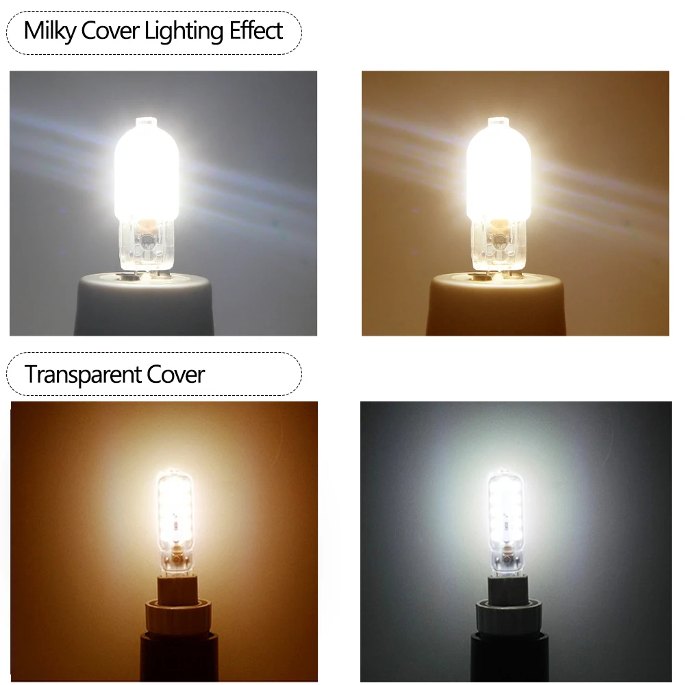 Миниатюрсветодиодный светодиодная лампа G9 220 В переменного тока 2835 SMD 14LED s 24LED