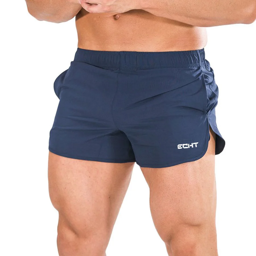 Navy (Front logo) Одежда для плавания, мужские плавки, летние мужские шорты для серфинга, мужские плавки, быстросохнущие пляжные шорты, шорты для серфинга - Цвет: Navy (Front logo)
