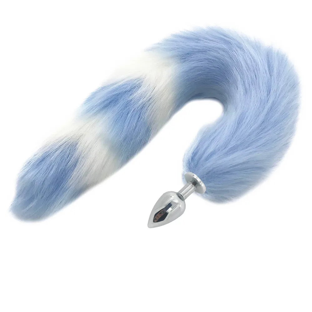 Anal Butt Plug Silicone Stopper Smooth Anus Toy with Faux Fox Tail Cosplay Accessories Crawls Paws | Красота и здоровье