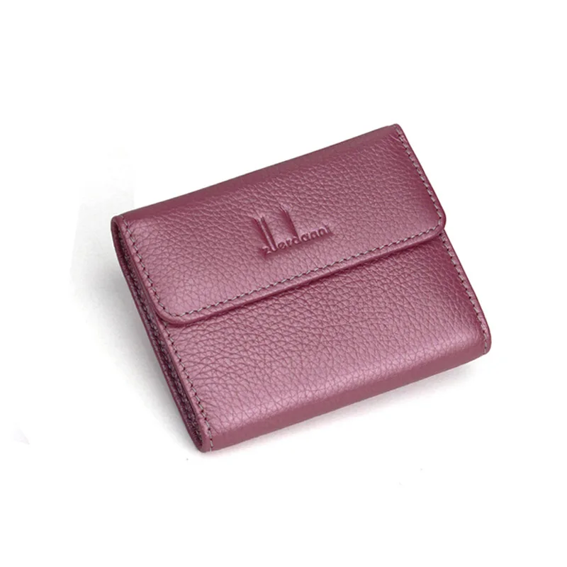 Натуральная кожа женский держатель для карт мини женский кошелек для монет дамские маленькие сумки для денег чехол для кредитных карт кошелек Id держатель для карт