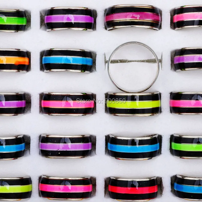 Кольца Меняющие цвет при температуре для мужчин и женщин Ювелирное Украшение