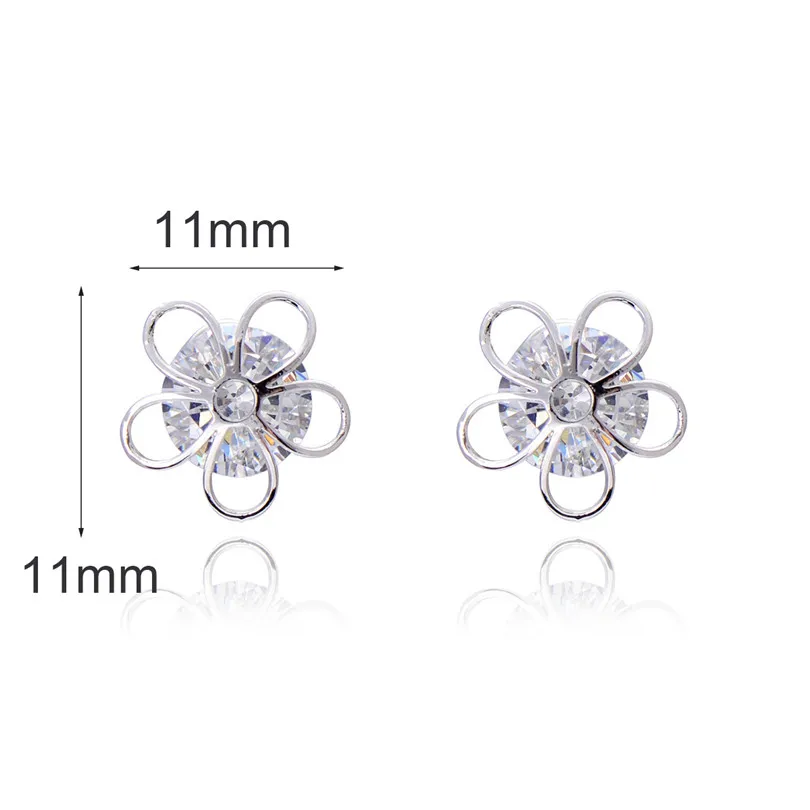 3 пар/лот Оптовая Продажа Маленький милый цветок Серьги-гвоздики Для женщин