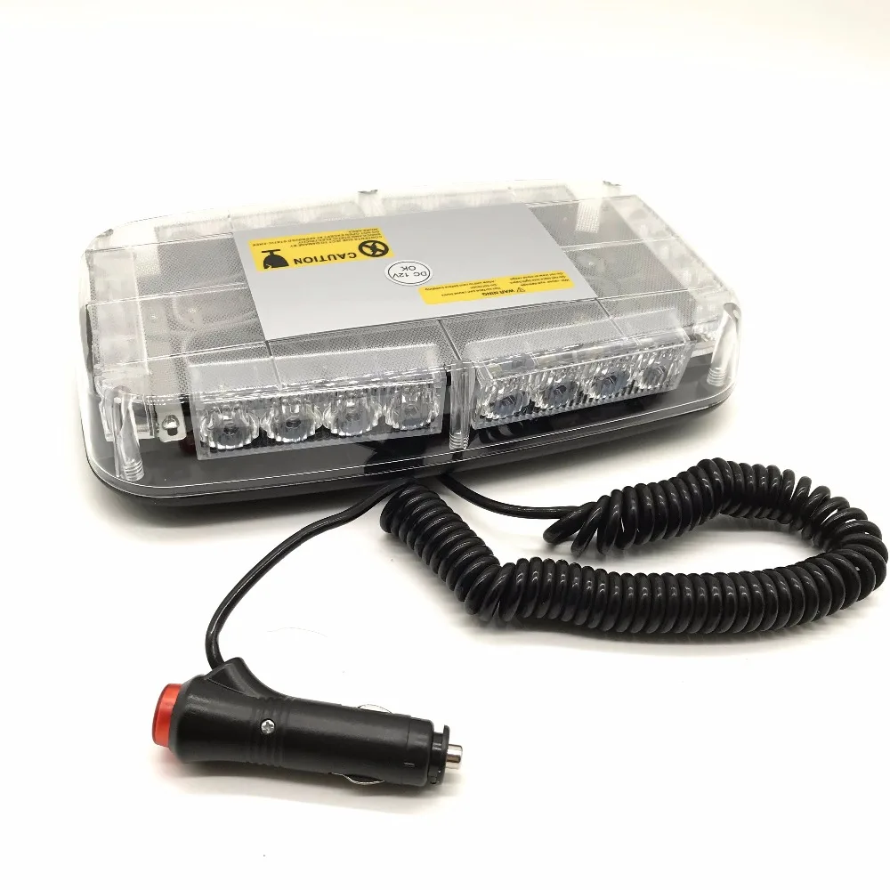 24 светодиодный красный синий янтарный автомобильный Грузовик аварийный