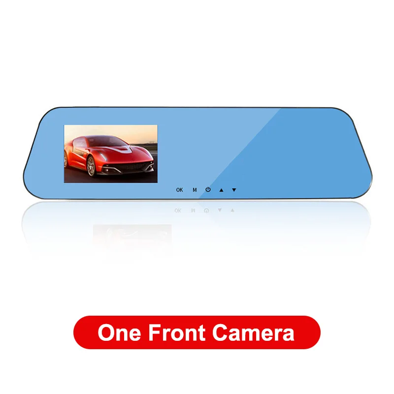 Style B One Len CHARONPLU DVR видеорегистратор Автомобильный видеорегистратор зеркало видеорегистратор 4 k/Con видение Nocturna Вождение рекордер заднего вида авто камера - Название цвета: Style B One Len