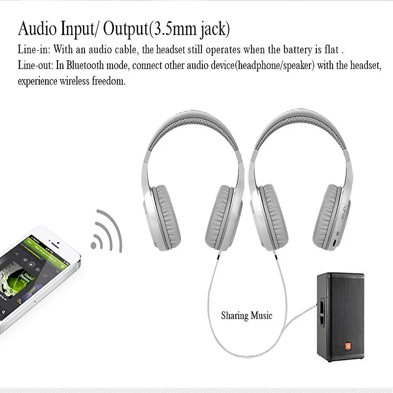 Bluedio HT Bluetooth наушники Беспроводной стерео звук Лидер продаж Высококачественная