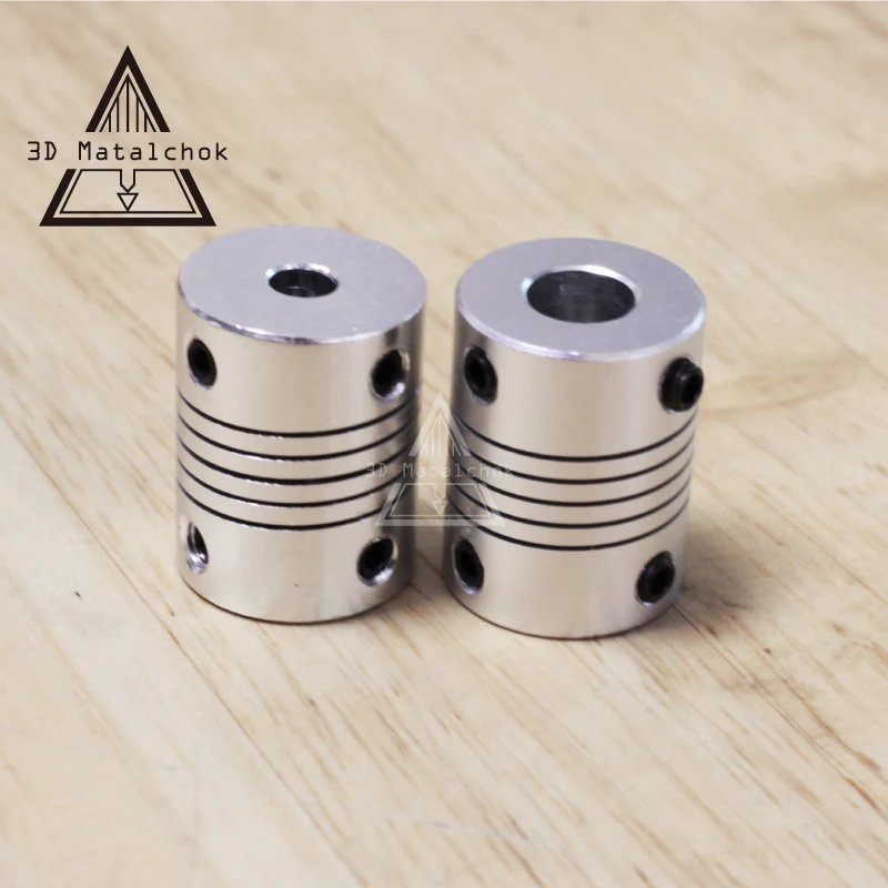 5 шт./лот аксессуары для 3d принтера 5x8 мм или 5x5 мм z axis Nema 17/23 шаговый двигатель Челюсти Гибкий вал Соединительный разъем CNC Reprap