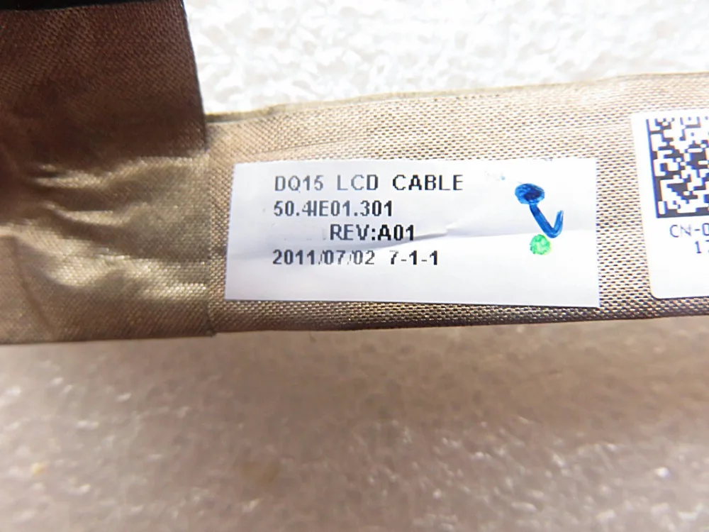 Новый оригинальный для N5110 M5110 V3550 15R 3550 led lcd lvds кабель 3G62X 03G62X cn 50.4IE01.301|lcd cable|lcd cablelvds