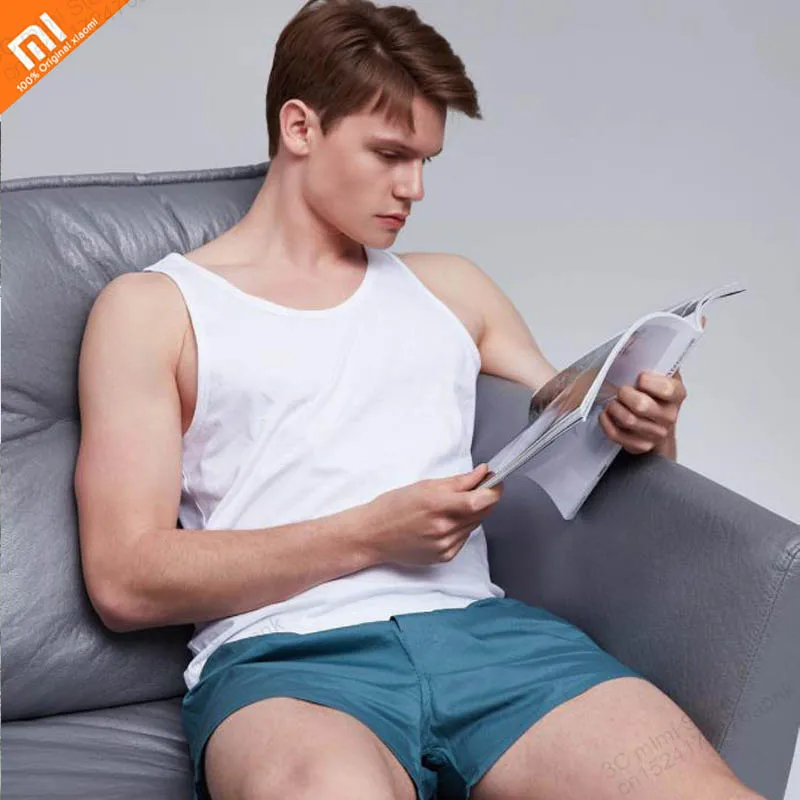 4 цвета,, xiaomi mijia, мужские хлопковые домашние штаны, хлопок, свободные домашние штаны, пляжные шорты, умный дом