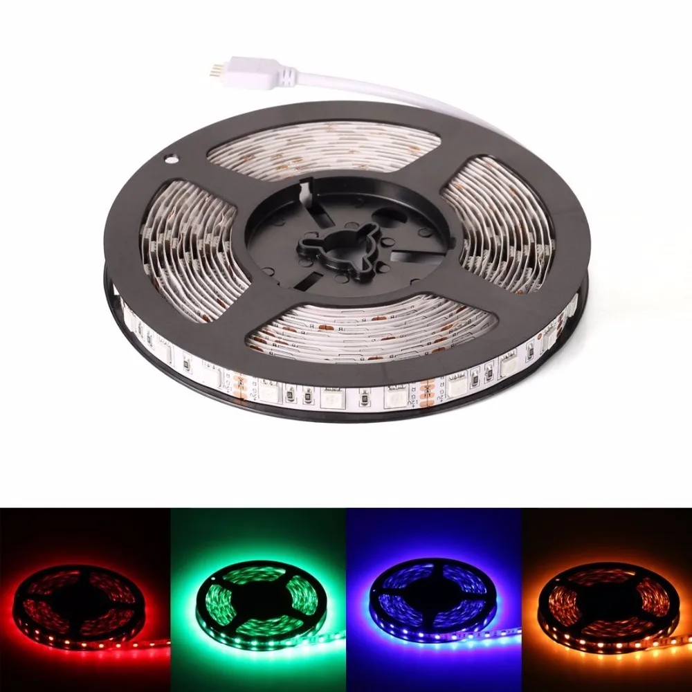 

5m 5050 300 SMD IP65 Waterproof LED strip,12V flexible 60led/m LED tape, white/warm white/blue/green/red/yellow/RGB