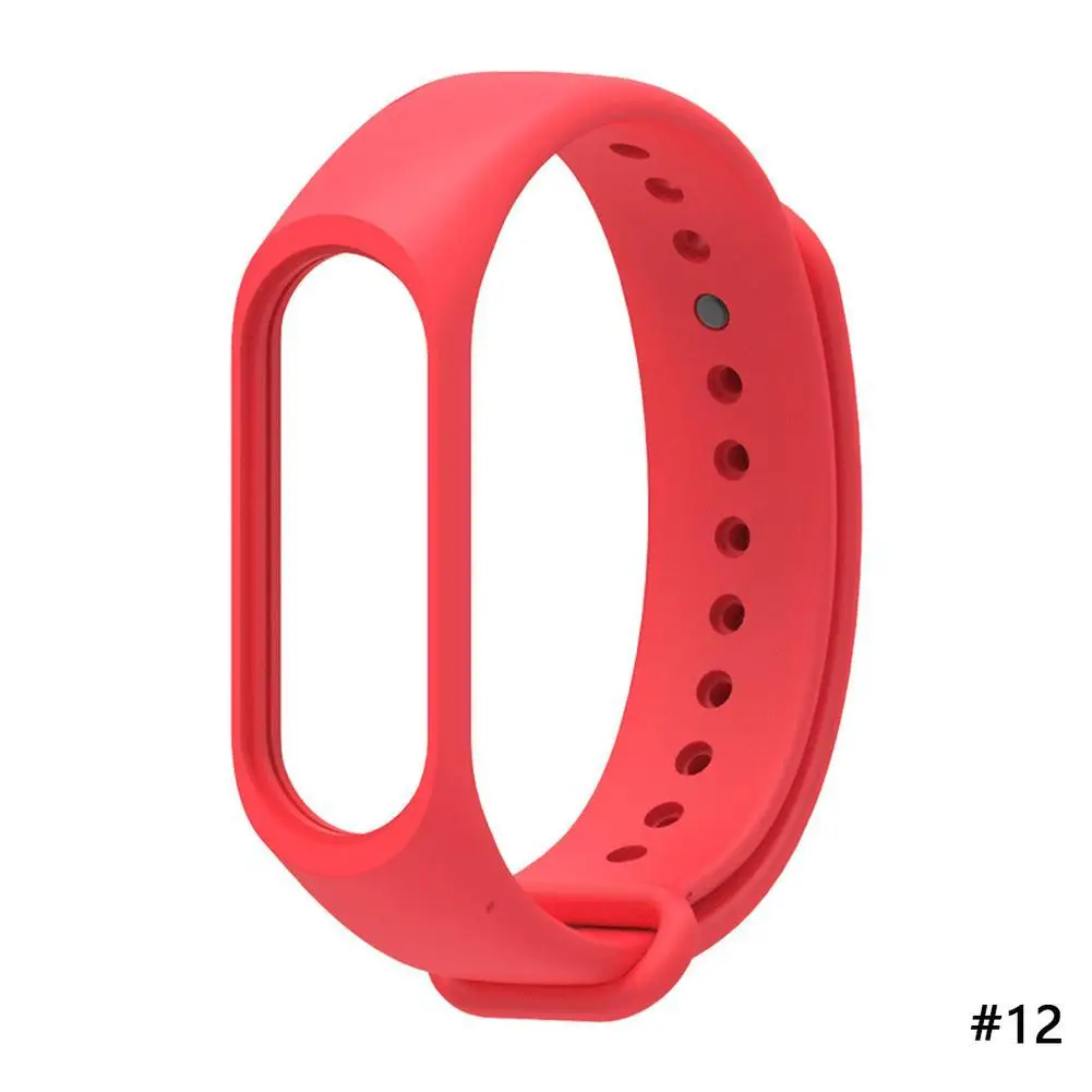 red Для Xiaomi mi Band 3 Аксессуары mi band 3 браслет для Xiaomi mi Band 3 спортивный ремешок часы силиконовый ремешок на запястье - Цвет: red