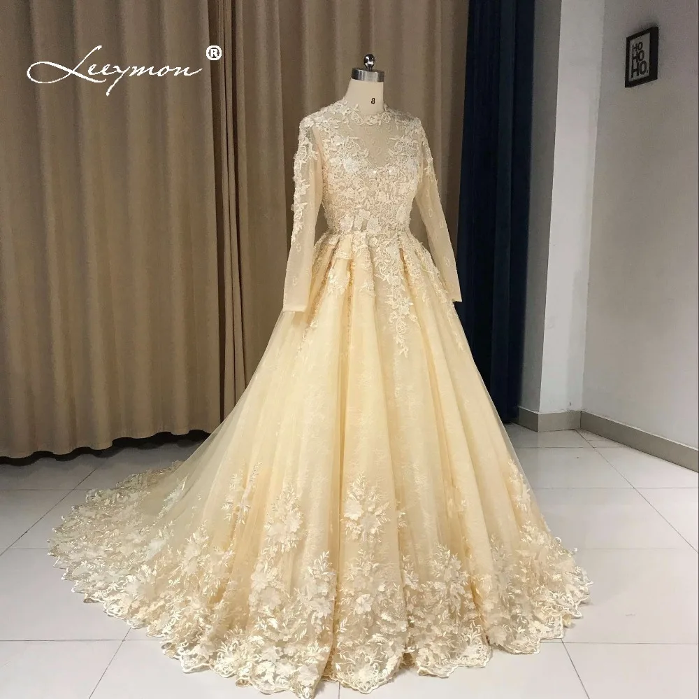Leeymon на заказ кружева свадебные платья 2019 горячий бальное платье Sexy Vestido de Novia с