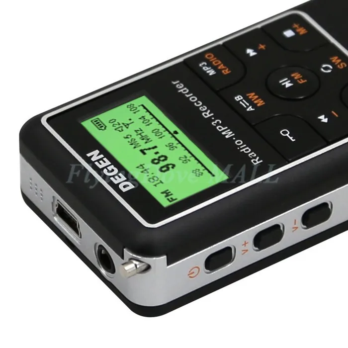 Degen радиоприемник МВт SW AM коротковолновый FM стерео радио Деген DE1127 4 Гб MP3 плеер и голос Регистраторы с