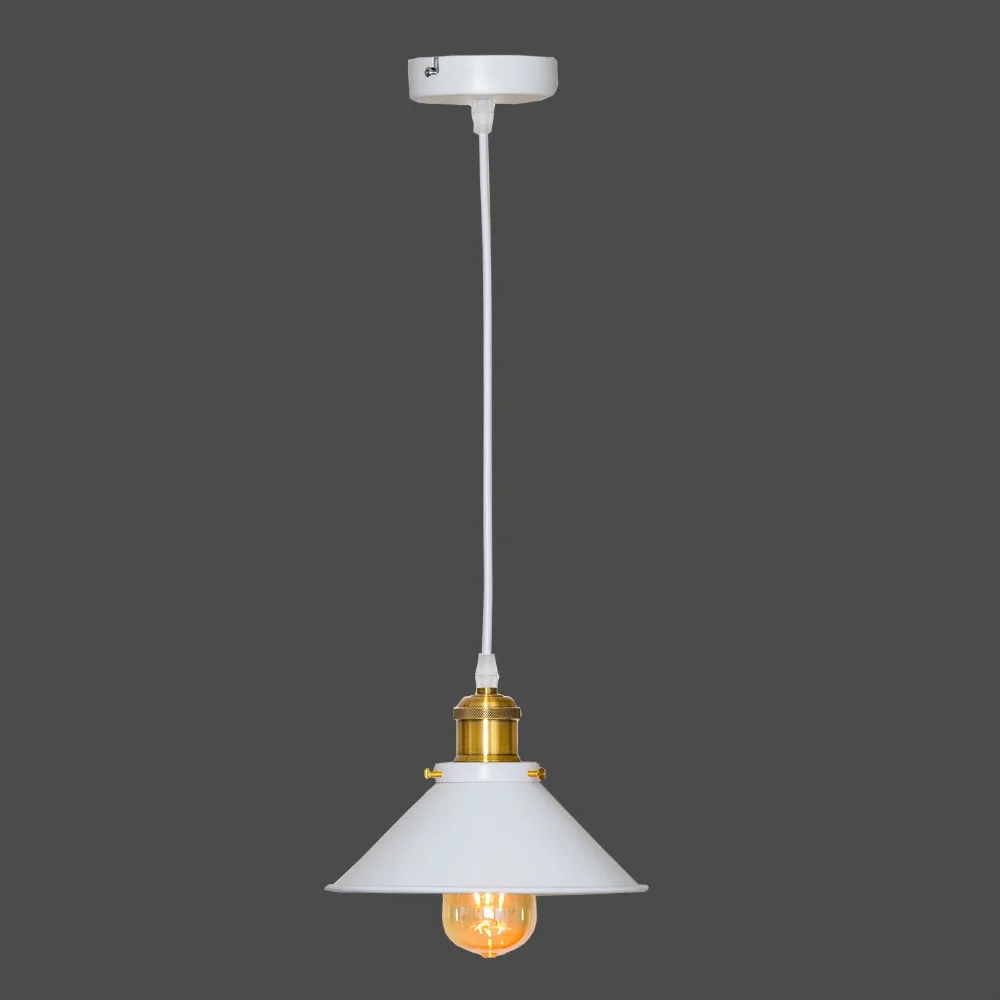 Withe Vintage Pendant Lights Loft Russia Lamp Retro Hanging Lampshade For Kitchen Dining Bedroom Home Lighting | Лампы и освещение