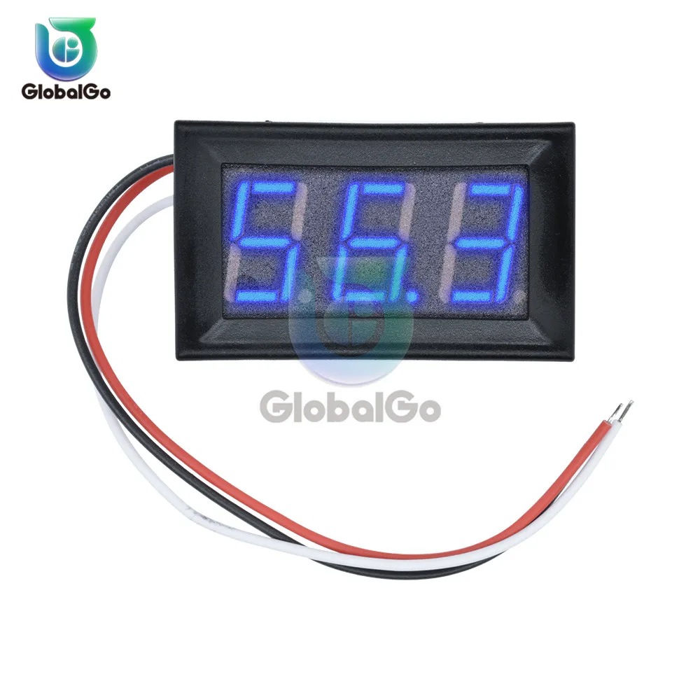 DC 0-99 9 V 0 56 дюймов Мини цифровой вольтметр ''Цифровой напряжение Вольт Панель