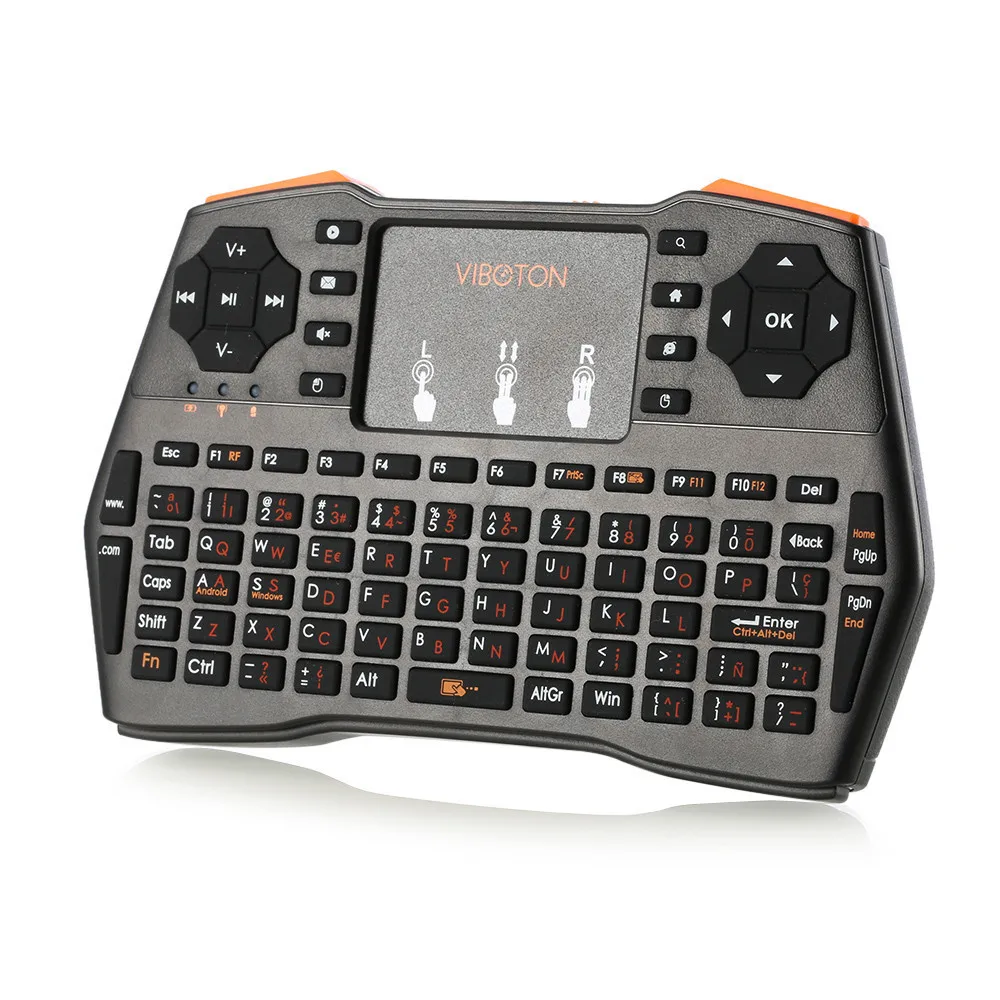 Русский/Английский/herbrew Multilanguage i8 Плюс 2.4 ГГц Беспроводной мини клавиатура для